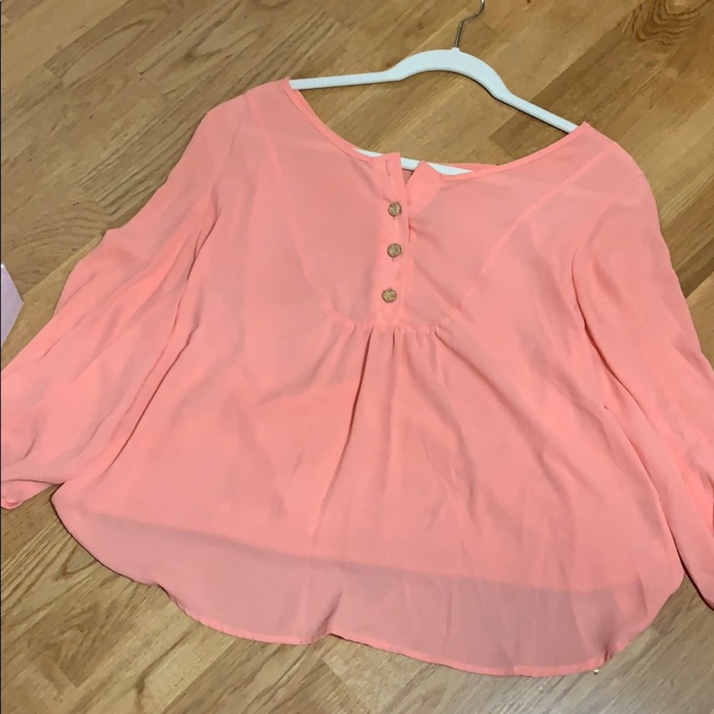 Peach Blouse